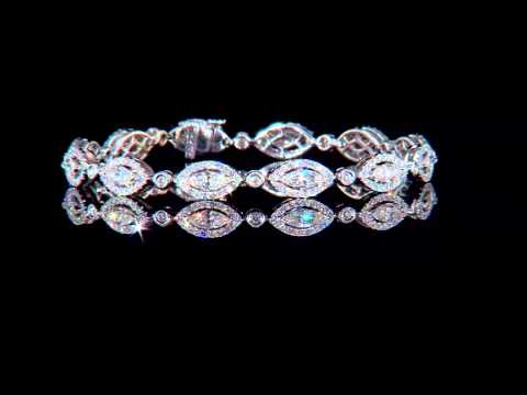 Livingston Marquis Bezel Diamond Bracelet - Adorn Brides - Adorn.com