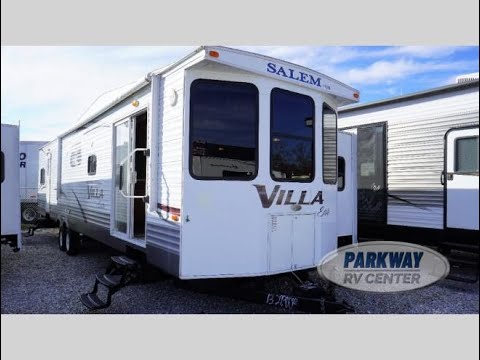 SOLD! 2013 Salem Villa Estate 392FBFL Destination Trailer,2 Slides,Front Lounge, $27,900