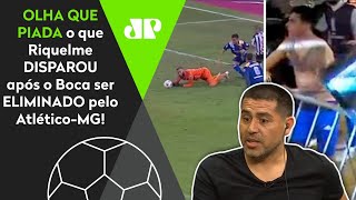 ‘É vergonhoso! No Brasil, sempre…’ Olha o que o Riquelme disparou após Atlético-MG x Boca Juniors