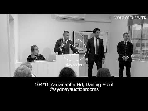 Sydney Auction Rooms - 104/11 Yarranabbe Rd, Darling Point - Clarence White Auctioneer