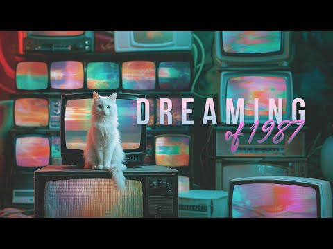 Dreaming of 1987 | 📺 1 Hour Chillwave Mix - VHS Glitch, Relaxing Synth & 80s Nostalgia Music