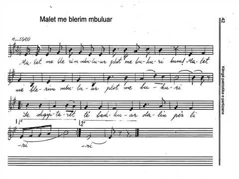Malet Me Blerim Mbuluar - kenge partizane