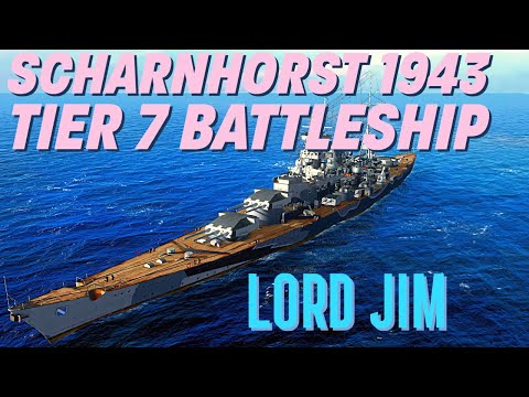 Tier 7 Scharnhorst 1943 Battleship - Scharnhorst Zırhlısı | World of Warships Blitz