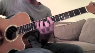 Adrian Belew - Three of a Perfect Pair Solo Acoustic version cover
