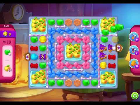 HomeScapes Level 6511 no boosters (22 moves)