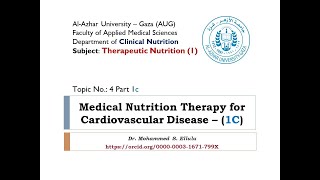 NUTD3318: MNT for Cardiovascular Disease (1C)