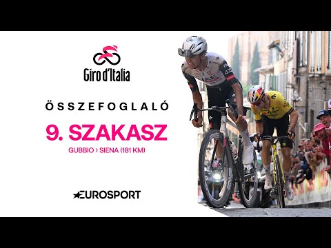Giro d'Italia 2025. | 9. szakasz | Összefoglaló | Gubbio - Siena (181 km) #giroditalia
