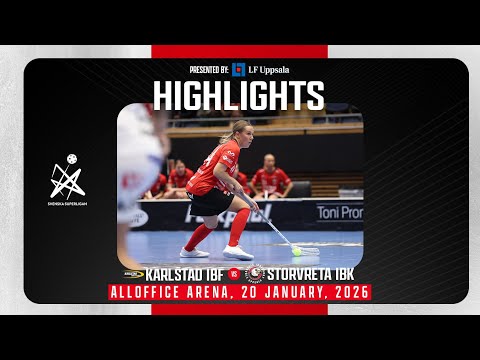 Highlights Karlstad IBF vs Storvreta IBK