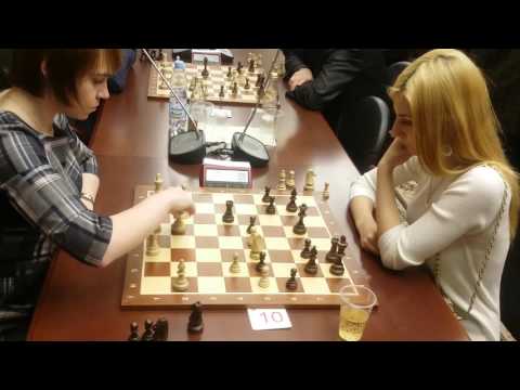 2015-12-02 Komiagina - Zaryvkina Duma - Sberbank Chess Blitz 10x10 match