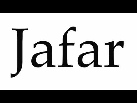 How to Pronounce Jafar
