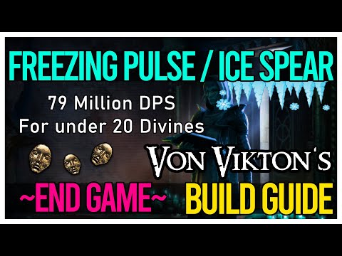 Freezing Pulse / Ice Spear Totems End Game Build Guide - Amazing Boss Killer and Great Mapper