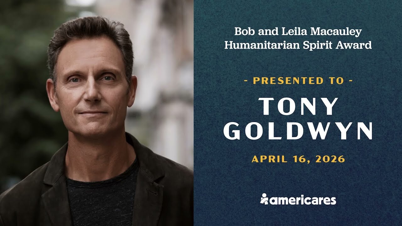 Honoring Tony Goldwyn, The Bob and Leila Macauley Humanitarian Spirit Award