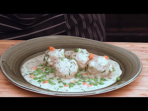 Pulpeciki drobiowe  z cukinią w sosie koperkowo warzywnym  /Oddaszfartucha