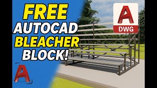 Is this the Best FREE 3D Bleacher Block for AutoCAD Designs?