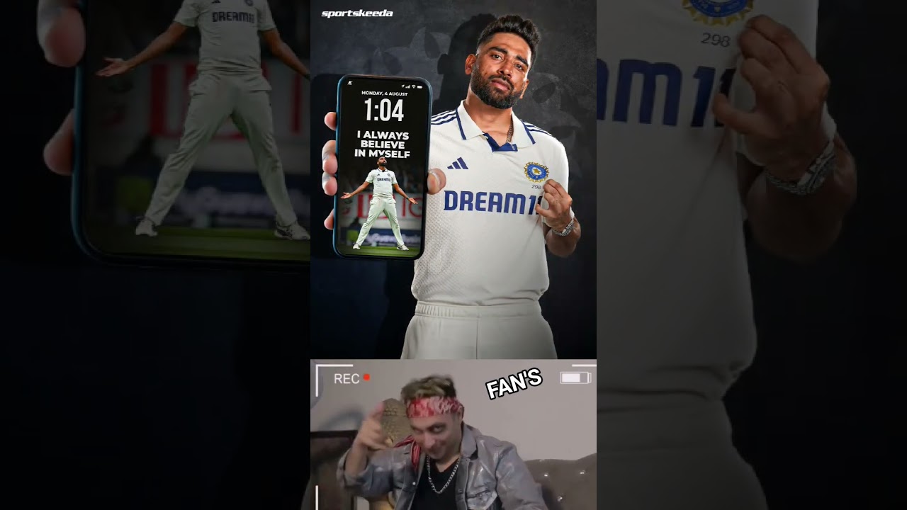 New wallpaper unlocked — the Mohammed Siraj version. Believe like him. 📱🔥🇮🇳