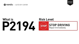 OBD p2194 significado