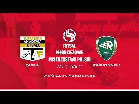 Skrót meczu: TAF Toruń - Rekord Bielsko-Biała | MMP w Futsalu U19 Mielec 2026