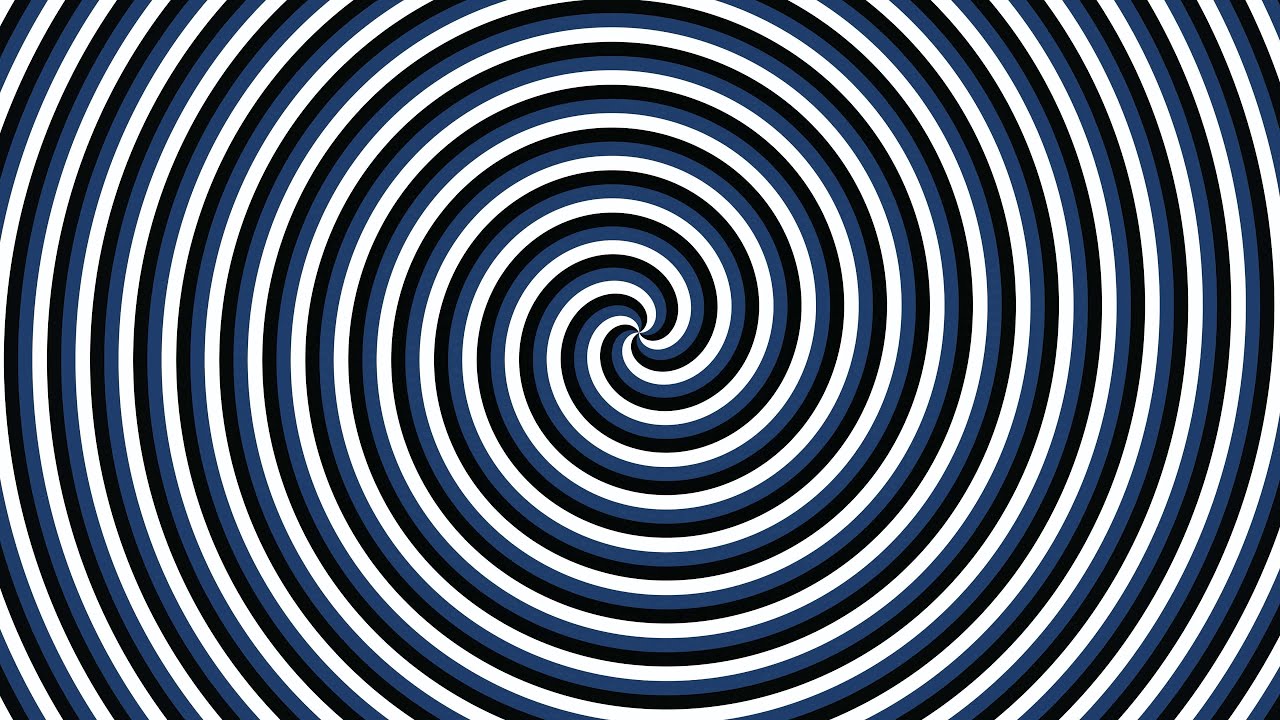8K Optical Illusion, A Hypnotic Spiral