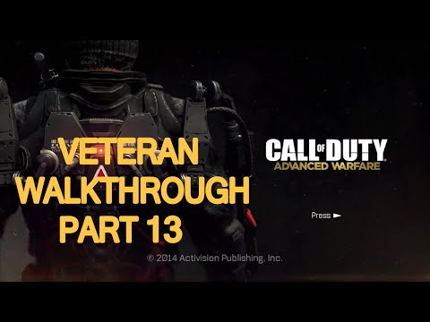 Call of Duty: Advanced Warfare Walkthrough Veteran Part 13