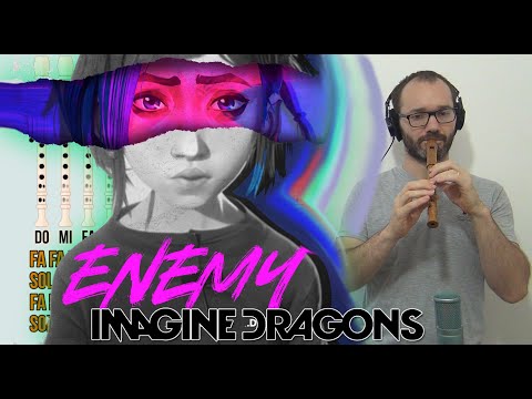 Enemy - Imagine Dragons - Flauta Dulce con notas - Tutorial