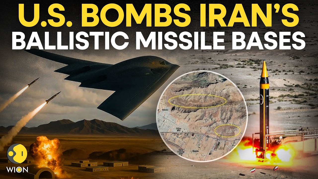 US Strikes Iran LIVE: US DESTROYS Iranian Ballistic Missile Sites, New Strike Footage Released |WION