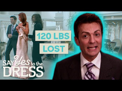 Self-Conscious Bride Looks For A Dress After Losing 120 Lbs | Say Yes To The Dress