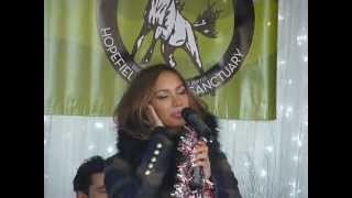 Leona Lewis - O Holy Night - Hopefield Animal Sanctuary, Brentwood 02/12/12