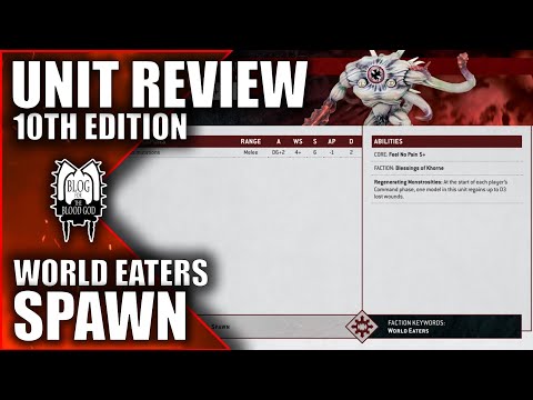 Chaos Spawn - Datasheet Review - World Eaters