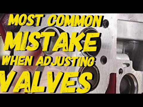 DONT MAKE THIS ROOKIE MISTAKE WHEN ADJUSTING VALVES ON ANY 4 STROKE ENGINE