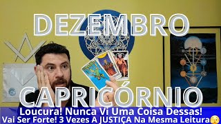 ♑CAPRICÓRNIO-ISSO SIM É PROFECIA! 3 VEZES A JUSTIÇA NA LEITURA! ISSO É NOVIDADE ATÉ PARA MIM! SÓ VAI