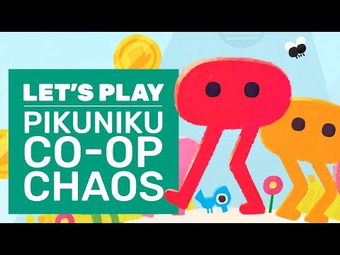 Let's Play Pikuniku Co-Op | Lanky Legs and Tic Tac Racing