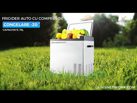 Video: frigider auto 75L cu compresor DenisNetwork