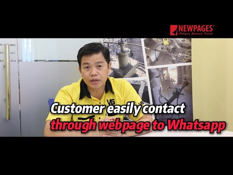 Client Easily Contact through Webpage to WhatsApp - VG Instruments (SEA) Sdn Bhd