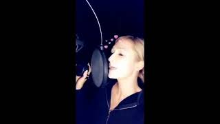 Paris Hilton sing in studio and says new album is coming soon