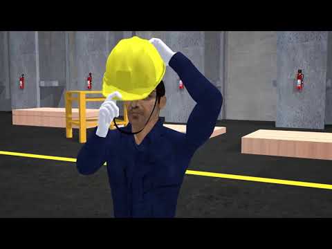 Animated Safety Training: Near Miss - Helmet