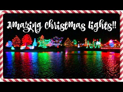 AMAZING CHRISTMAS LIGHT SHOW!! | Vlogmas Day 16 Video