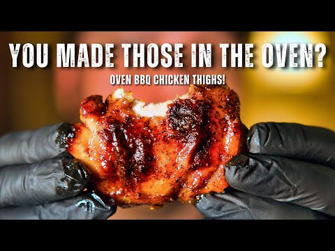 EASY Oven Baked BBQ Chicken | Chicken Thighs In The Oven