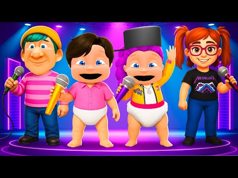 Baby & Family Become KPOP DEMON HUNTERS!