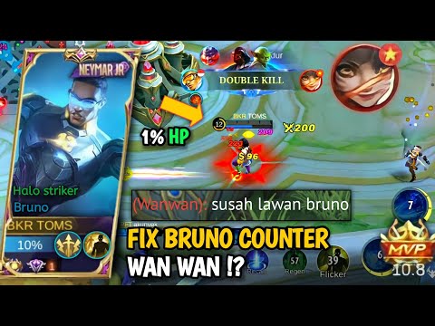 WANWAN FIRST PICK - BRUNO FIRST PICK ADU MENTAL BOS ! TOP 1 GLOBAL BRUNO