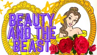 Belle - Beauty and the Beast -Coloring Video