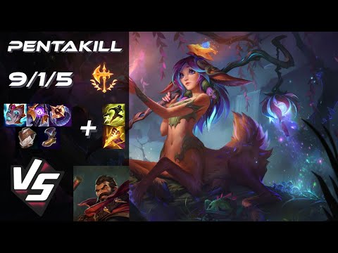 JUNGLE Lillia vs Graves [PENTAKILL] - EU Grandmaster Patch 25.22