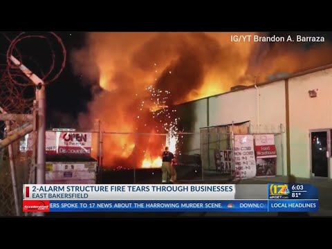 2-alarm structure fire tears through non-profit