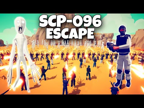 SCP-096 vs SCP FOUNDATION GUARDS - SHY GUY - Totally Accurate Battle Simulator TABS