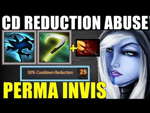 Perma Invis Full Skill Build With 50% CD Reduction| Dota 2 Ability Draft
