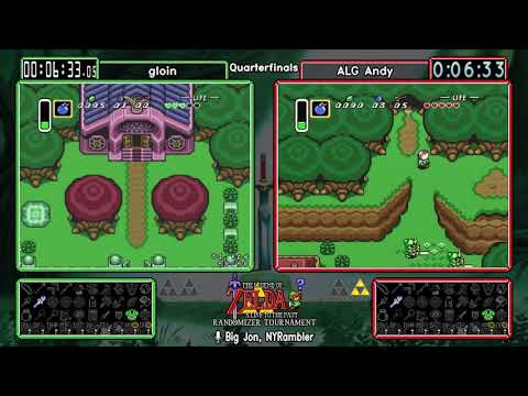 gloin vs ALG Andy. Top [8] Game [2] ALTTPR Tournament Spring 2018