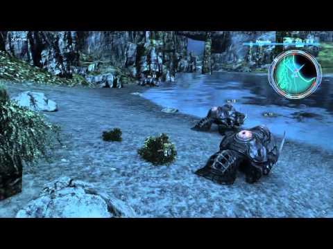 Xenoblade Chronicles X - Caranau, the Water Drake On Foot Solo (Assault Rifle)