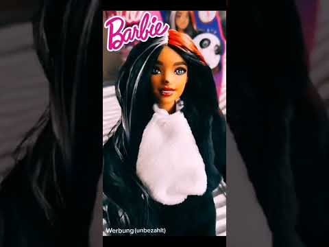 Poupée Barbie Cutie Reveal avec Animal en peluche, déguisement Surprise  lapin changement de couleur Panda articulations jouets pour filles