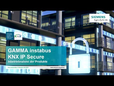 005 Inbetriebnahme der Siemens KNX IP Secure Geräte