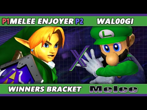 S@X 516 - Melee_enjoyer (Link, Captain Falcon) Vs. Wal00gi (Luigi) Smash Melee - SSBM