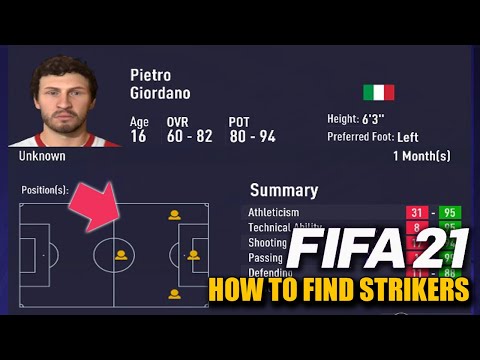 HOW TO FIND STRIKERS IN THE YOUTH ACADEMY!!! - FIFA 21 Career Mode